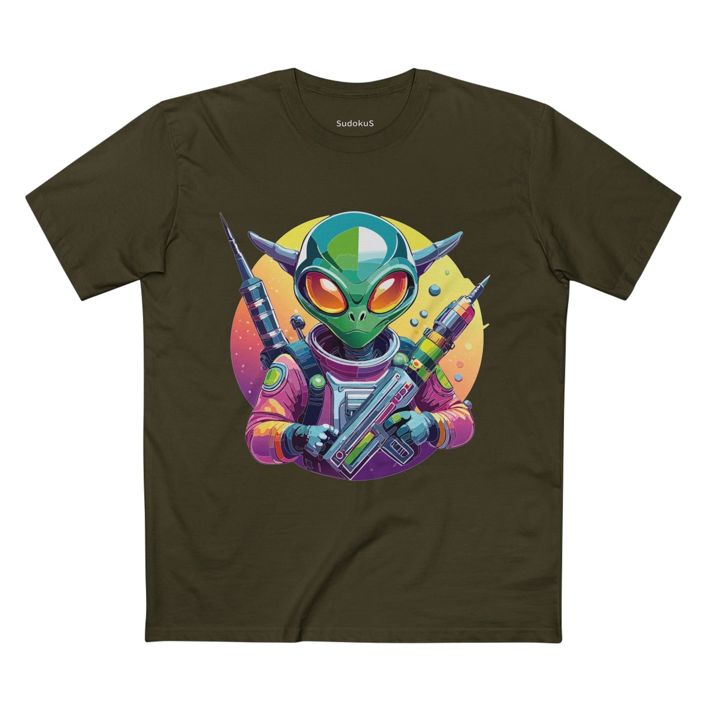 Aliens Graphic Unisex 100 Cotton Staple Tee 62