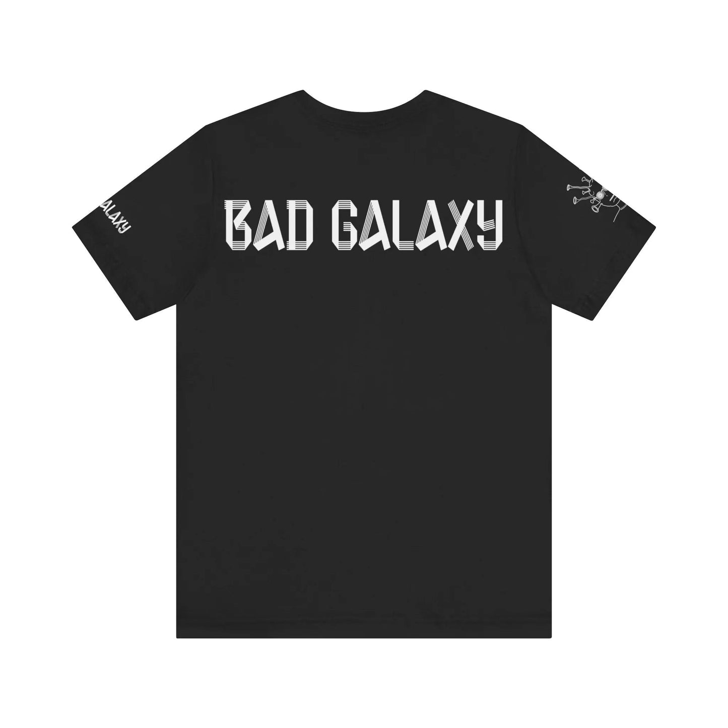 Tee Shirt With Alien From Bad Galaxy 100 Percent Cotton Eco Friendly Inks Made In USA