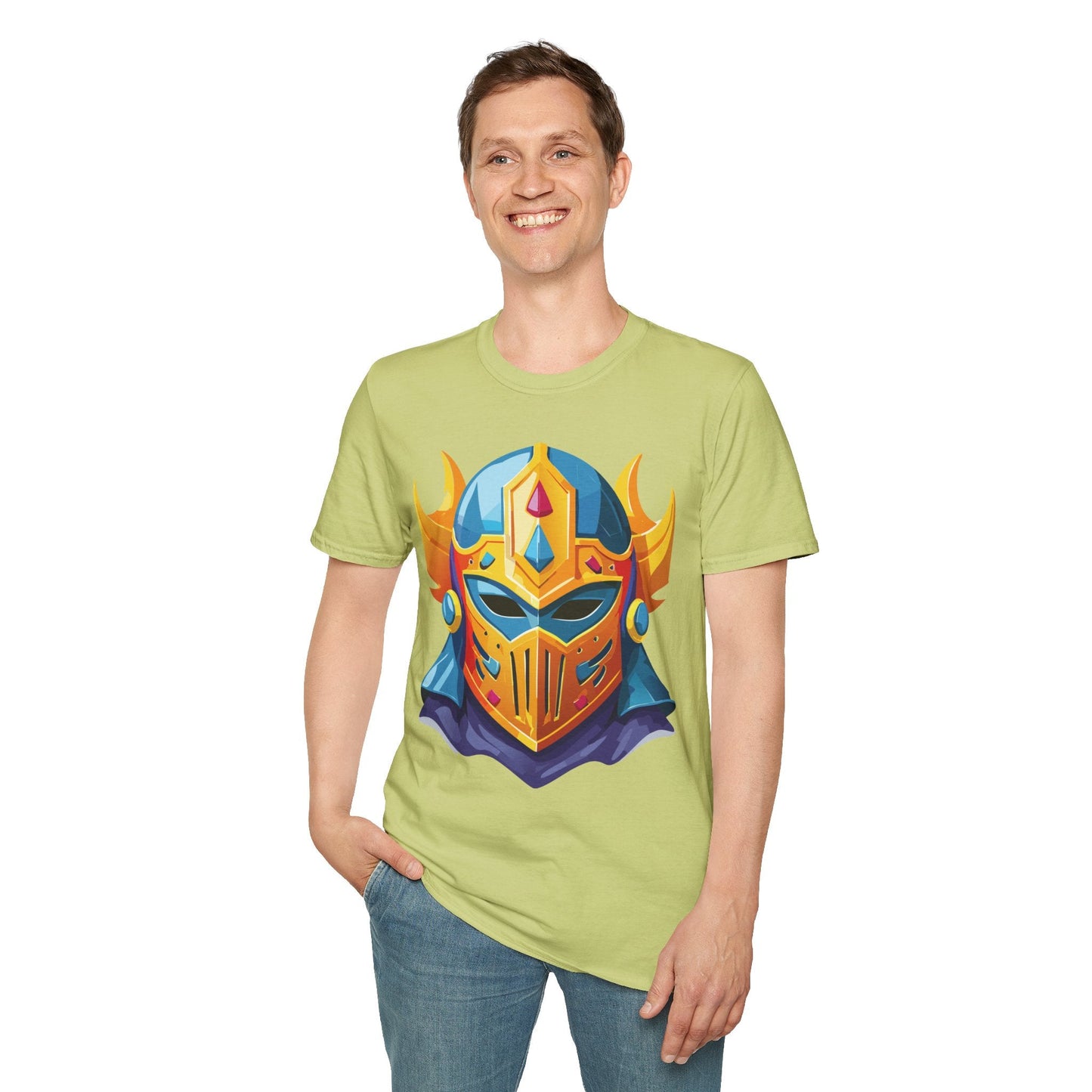 Mask Tee Shirt Unisex Softstyle T Shirt With Mask Design Masquerade Tees For Everyday Comfort