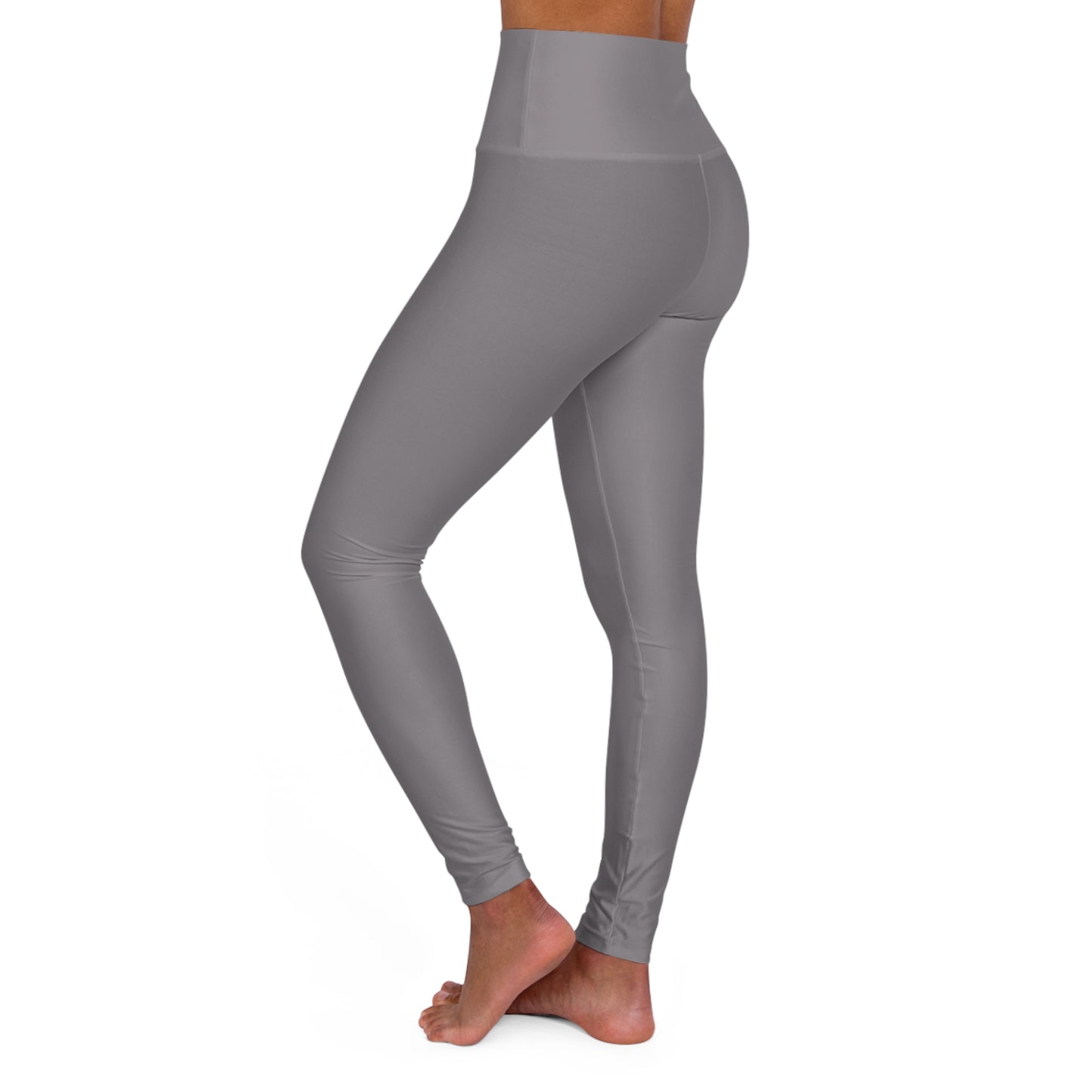 Rosy Granite Color High-Waist Yoga Leggings Women's Seamless Poly-Span Stretchy Pants XS-2XL