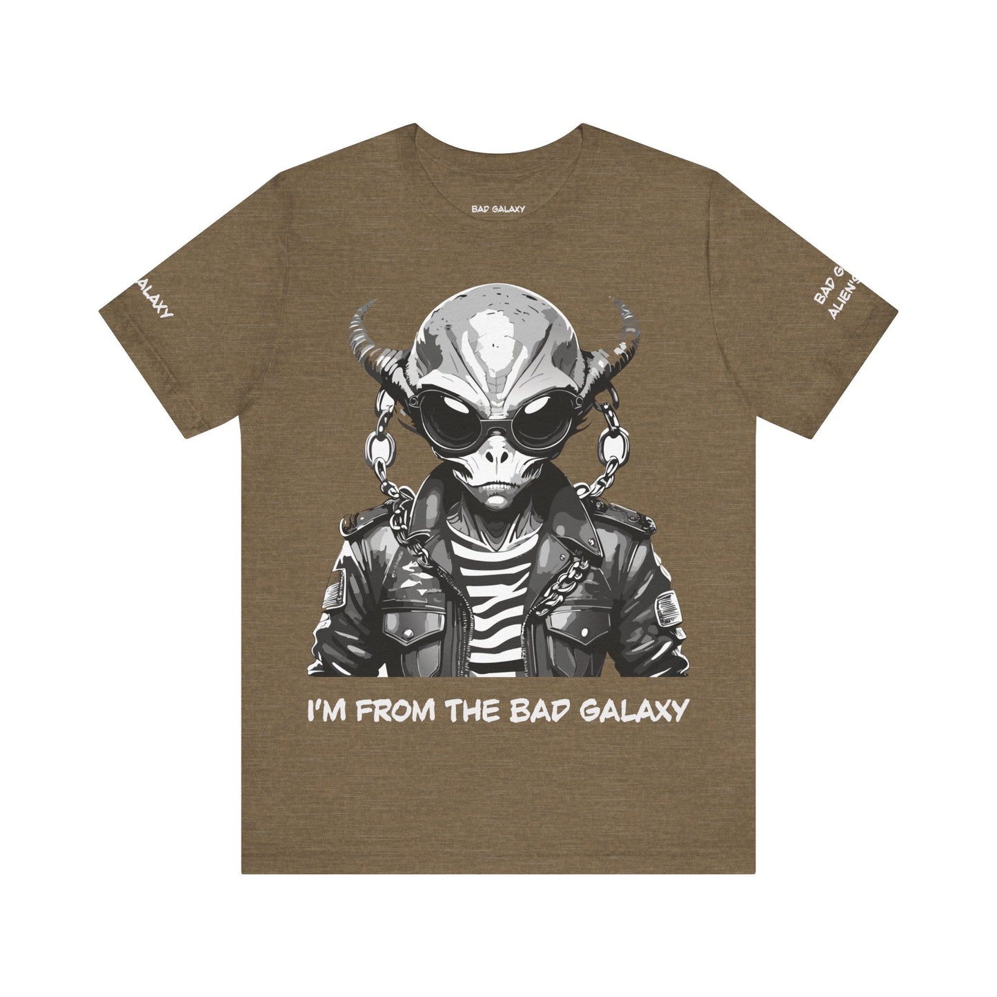 Alien T Shirt From Bad Galaxy Graphic Tee With Free Shipping Lightweight 100 Cotton USA Made