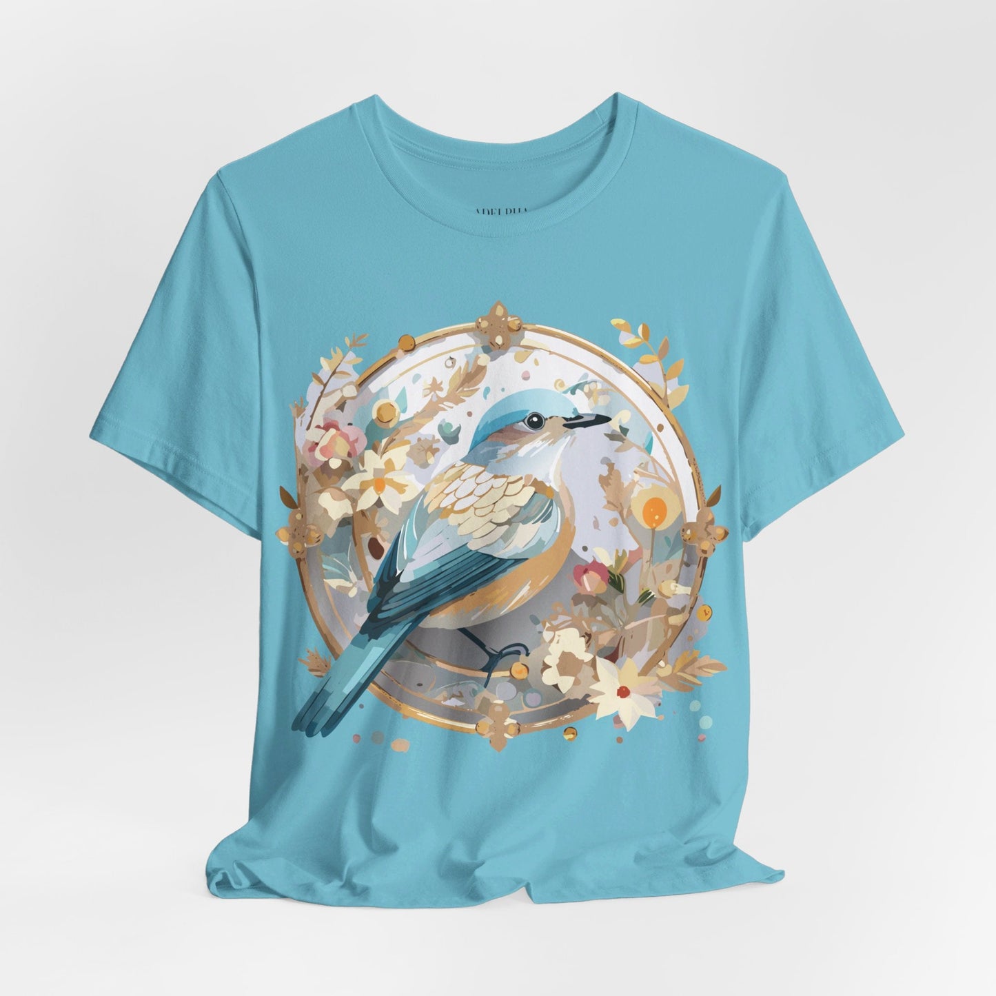 Adelpha Medallion Graphic T Shirt Unisex Short Sleeve Vintage Inspired Art Design