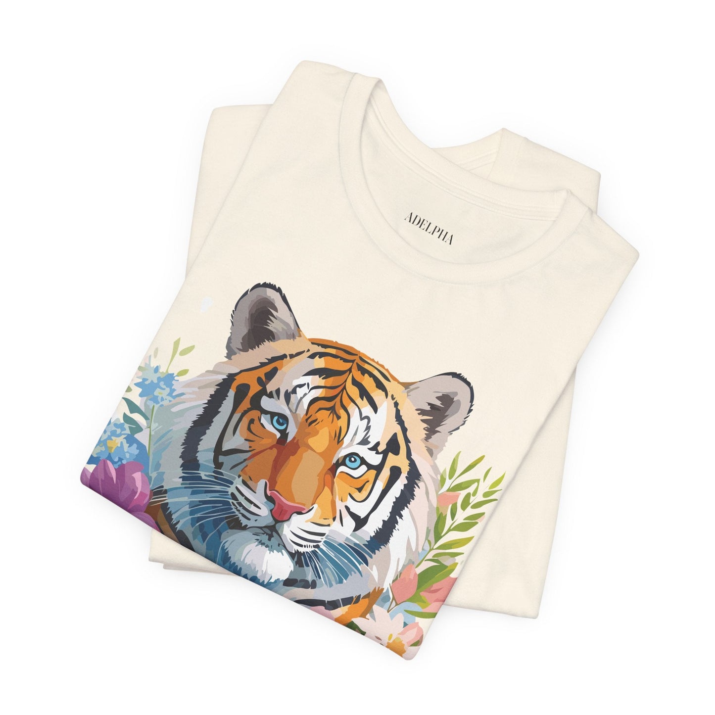 Tiger Graphic Tee Unisex Vintage Inspired Shirt By Adelpha Premium Short Sleeve Edition