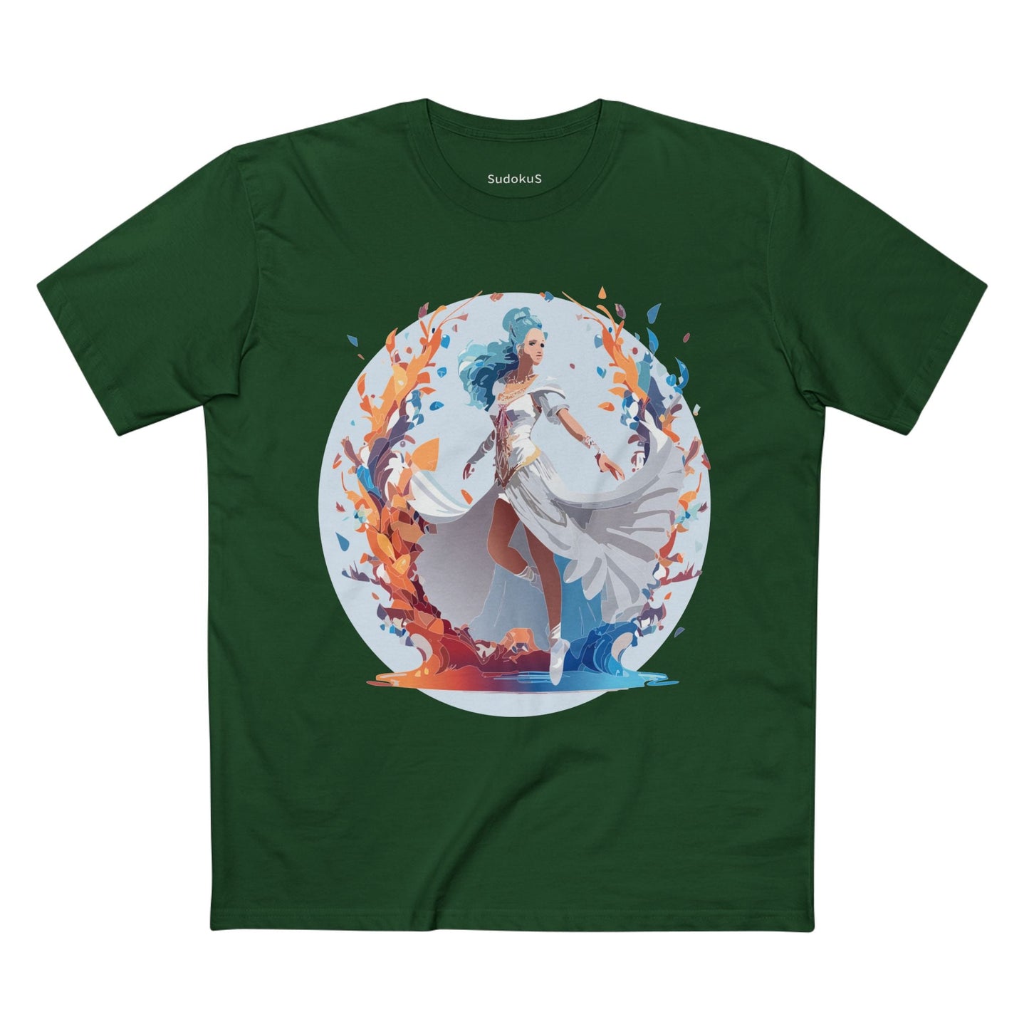 Dancer Graphic Unisex 100 Cotton Staple Tee 16