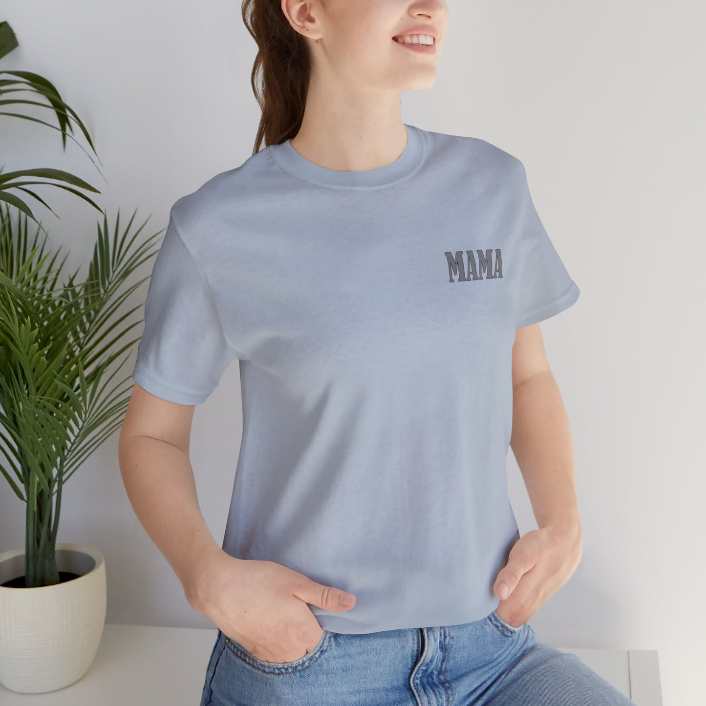 T-shirt en coton avec signature de maman