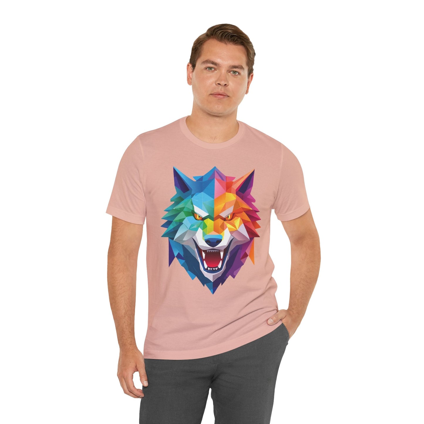 Unisex Animal Shirt Art Design Tee With Animals Wild Animals Shirt Short Sleeve