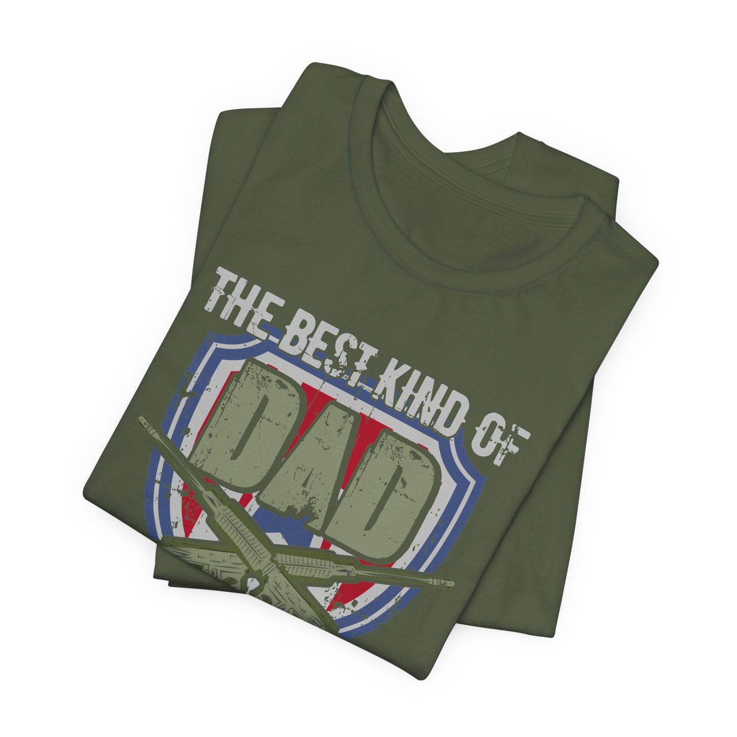 Army Veteran Patriotic Graphic Design Unisex Cotton T-Shirt v13