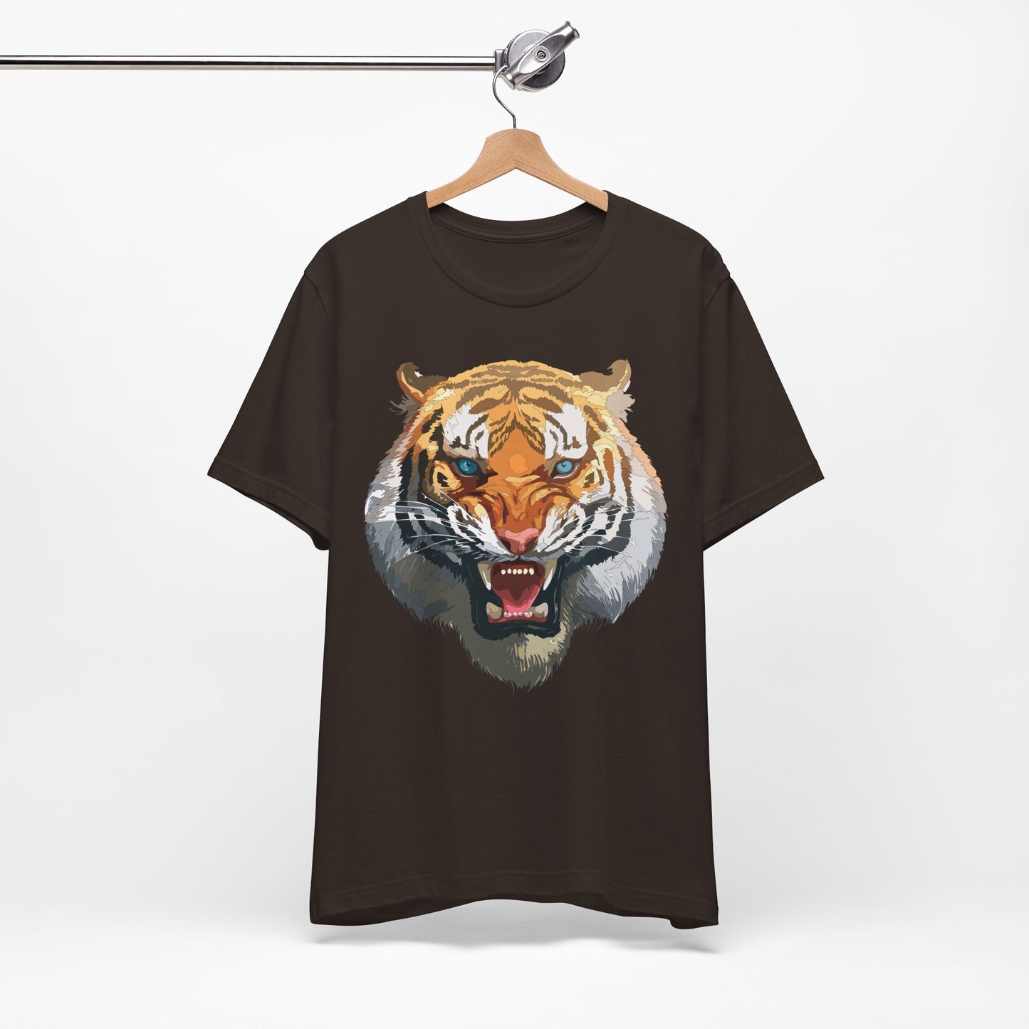 Tiger Shirt, Animal Shirt, T-Shirt with Tiger, Art Design Tee, Wild Animals Tees, Safari T-Shirt, Graphic Design Tee 15