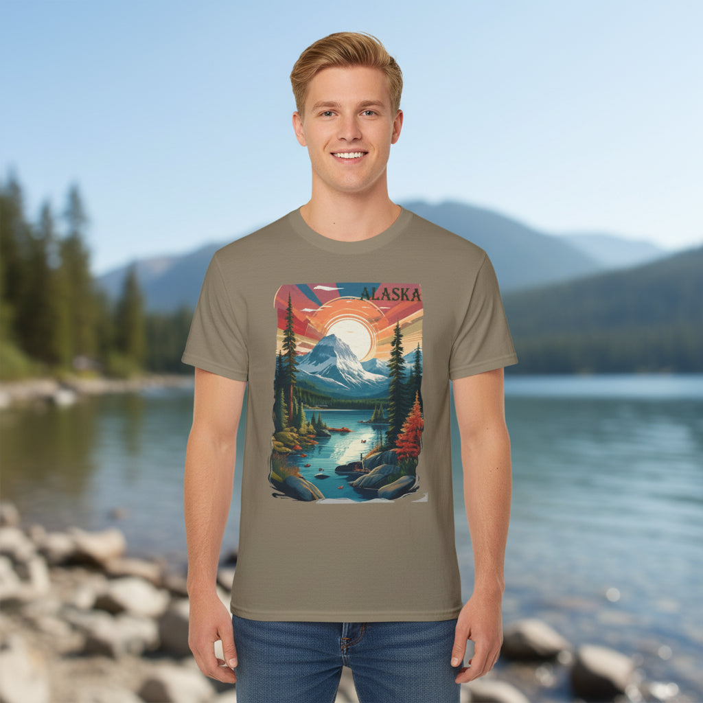 Alaska Graphic Unisex Cotton T‑Shirt 4