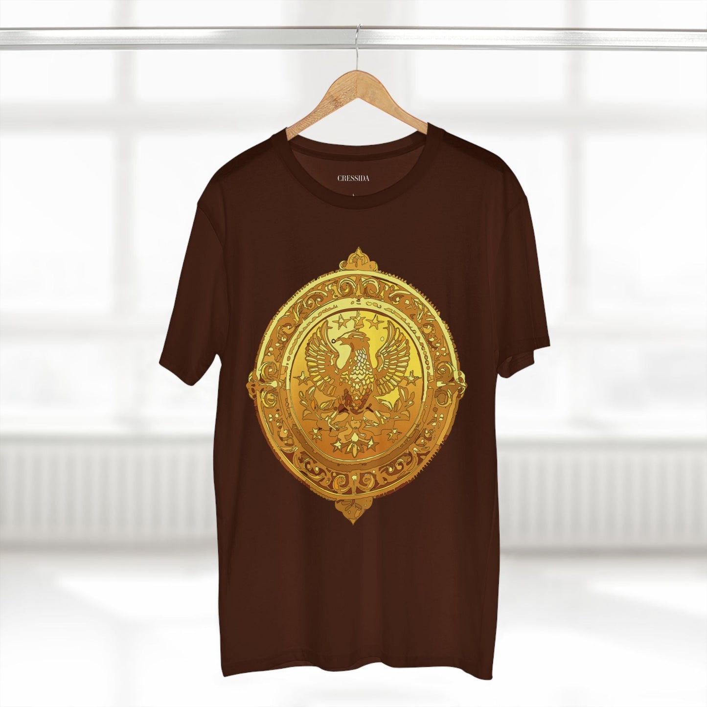 Antique Gold Coin Graphic Design T-Shirt Unisex 100 Cotton With Golden Print Artwork Tee 25