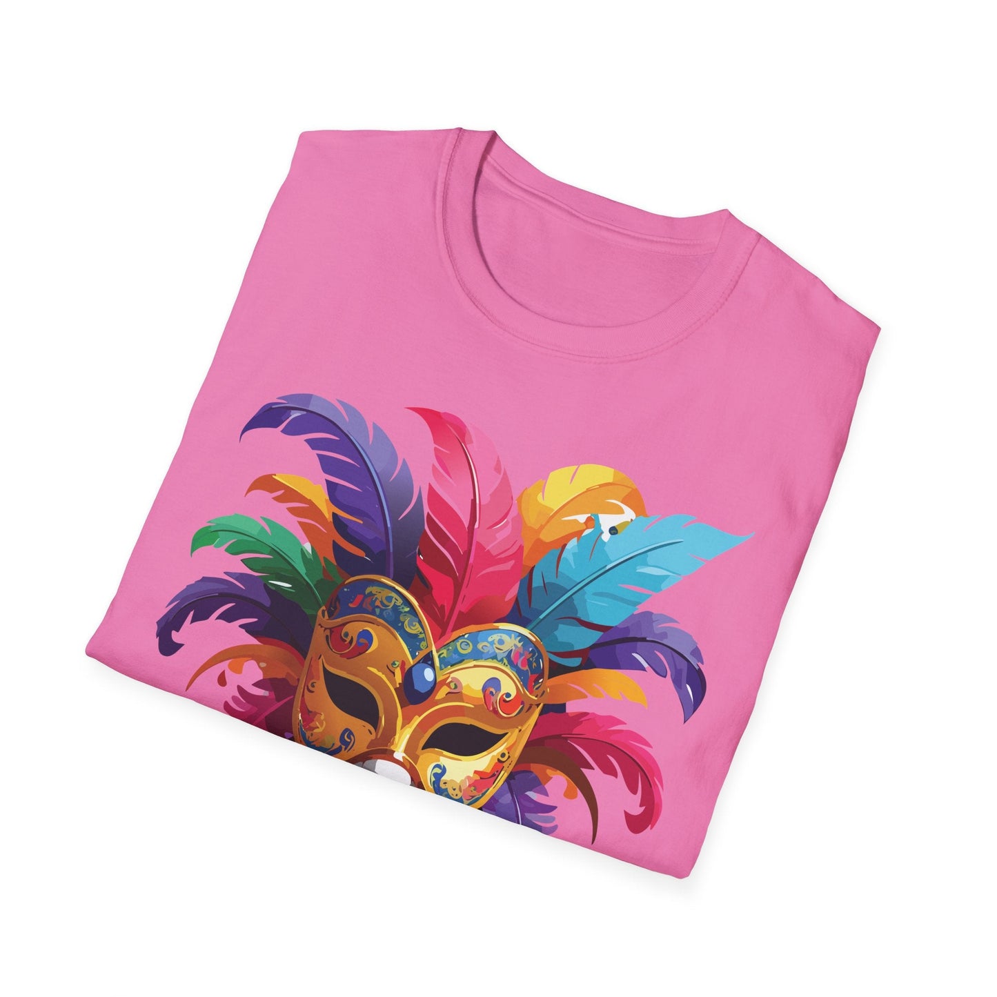 Mask Graphic Unisex Cotton Masquerade Design Artwork Tee 9