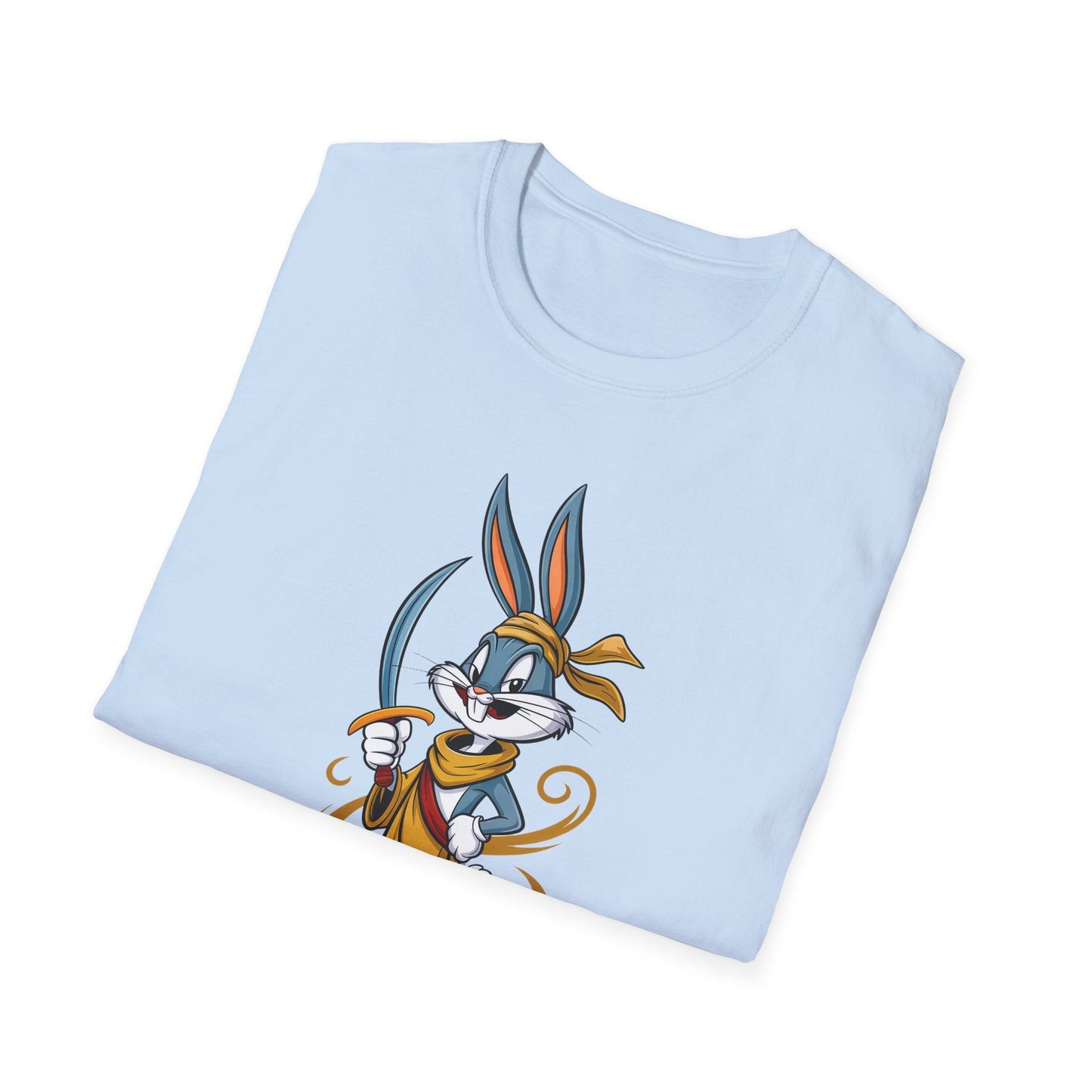 Bugs Bunny T Shirt Unisex Short Sleeve Cartoon Graphic Animation Gildan Softstyle 64000