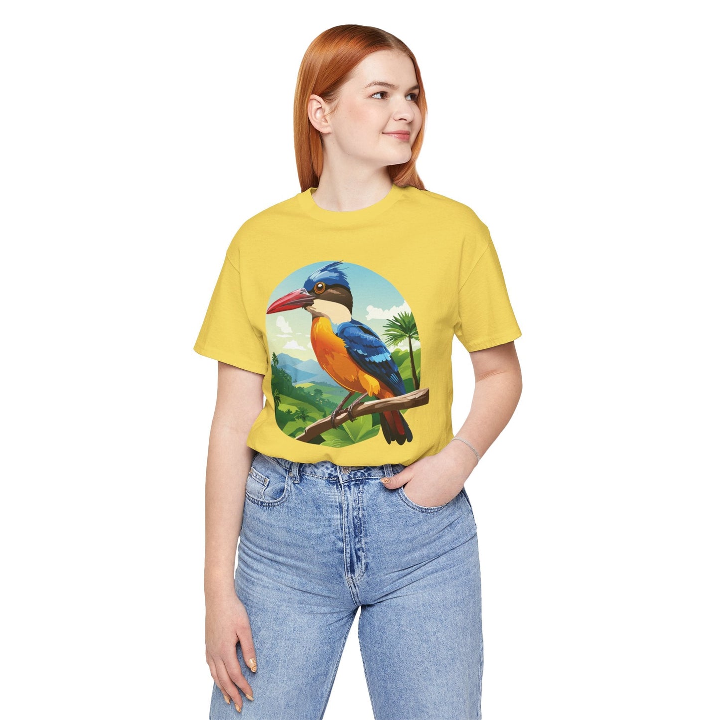 Unisex Animal Shirt With Art Design Featuring Wild Animals Jersey Short Sleeve Tee