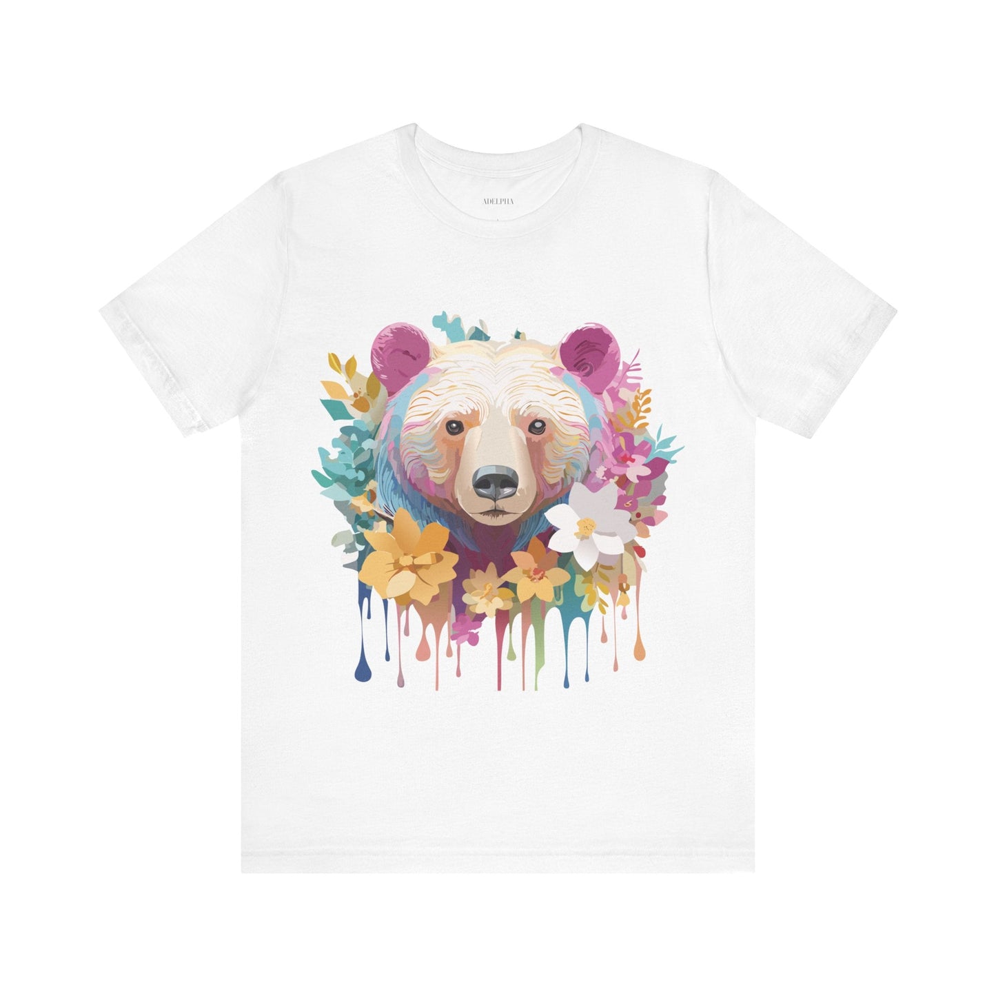 Adelpha Bear Graphic Tee Unisex Short Sleeve Shirt Art Design