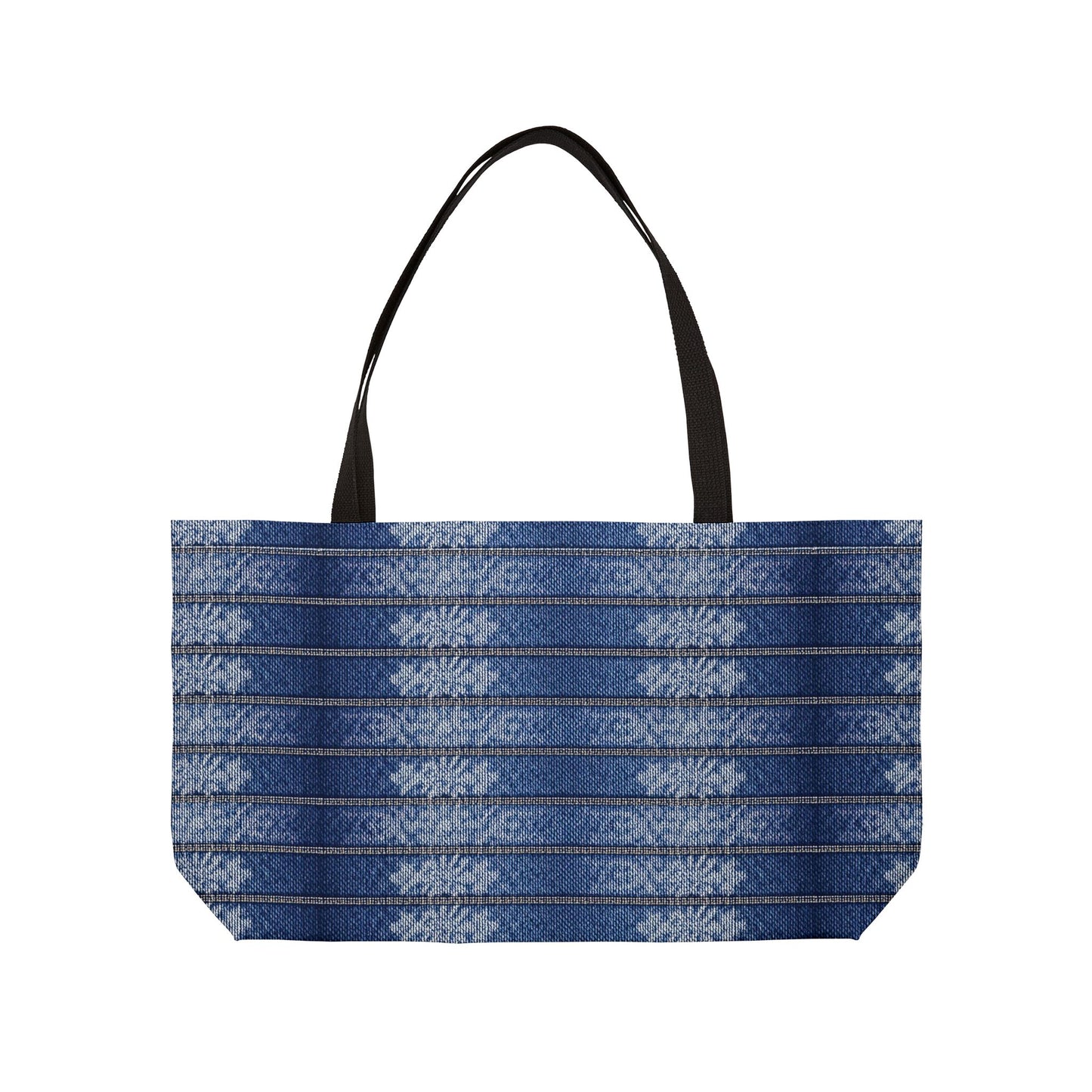 Denim Print Yoga Bag High-Quality 100% Spun Poly 24x13 Canvas Bag 89