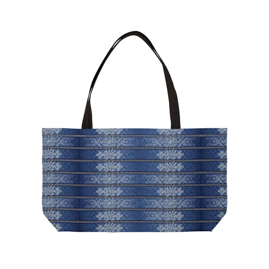 Denim Print Yoga Bag High-Quality 100% Spun Poly 24x13 Canvas Bag 89