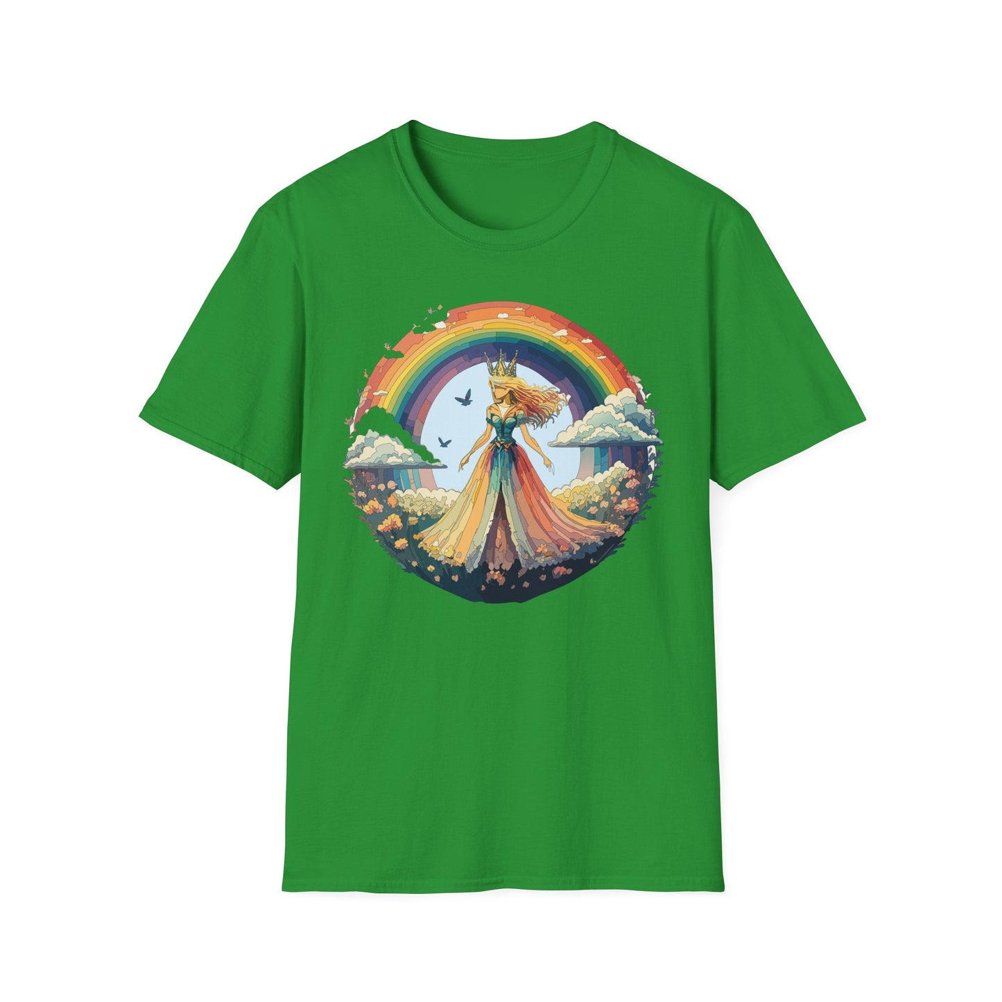 Womens Graphic T Shirt Art Design Tee Softstyle 64000 Unisex Lightweight Cotton Fabric
