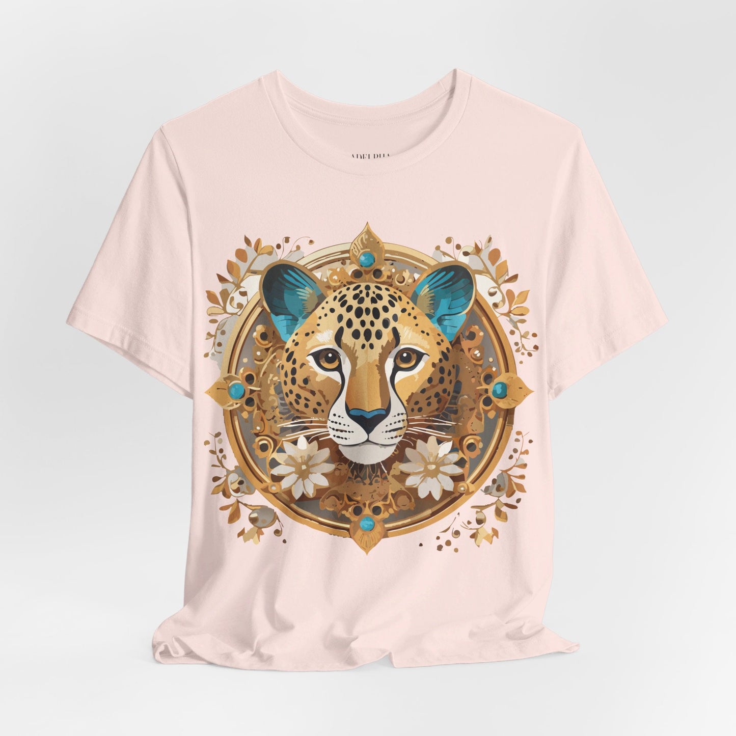Medallion Shirt Graphic Tee Unisex Short Sleeve Vintage Inspired Artwork By Adelpha