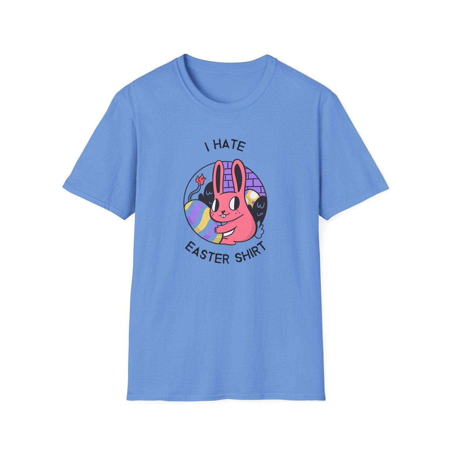 Funny Easter T Shirt Unisex Gildan Softstyle 64000 Easter Design Tee With Signature Print