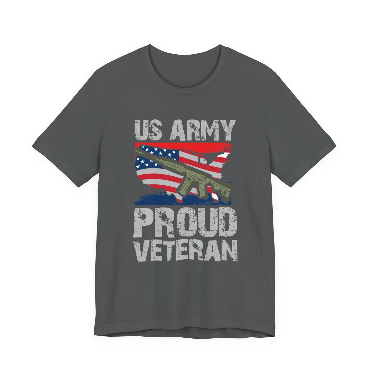 Army Veteran Patriotic Graphic Design Unisex Cotton T-Shirt v21