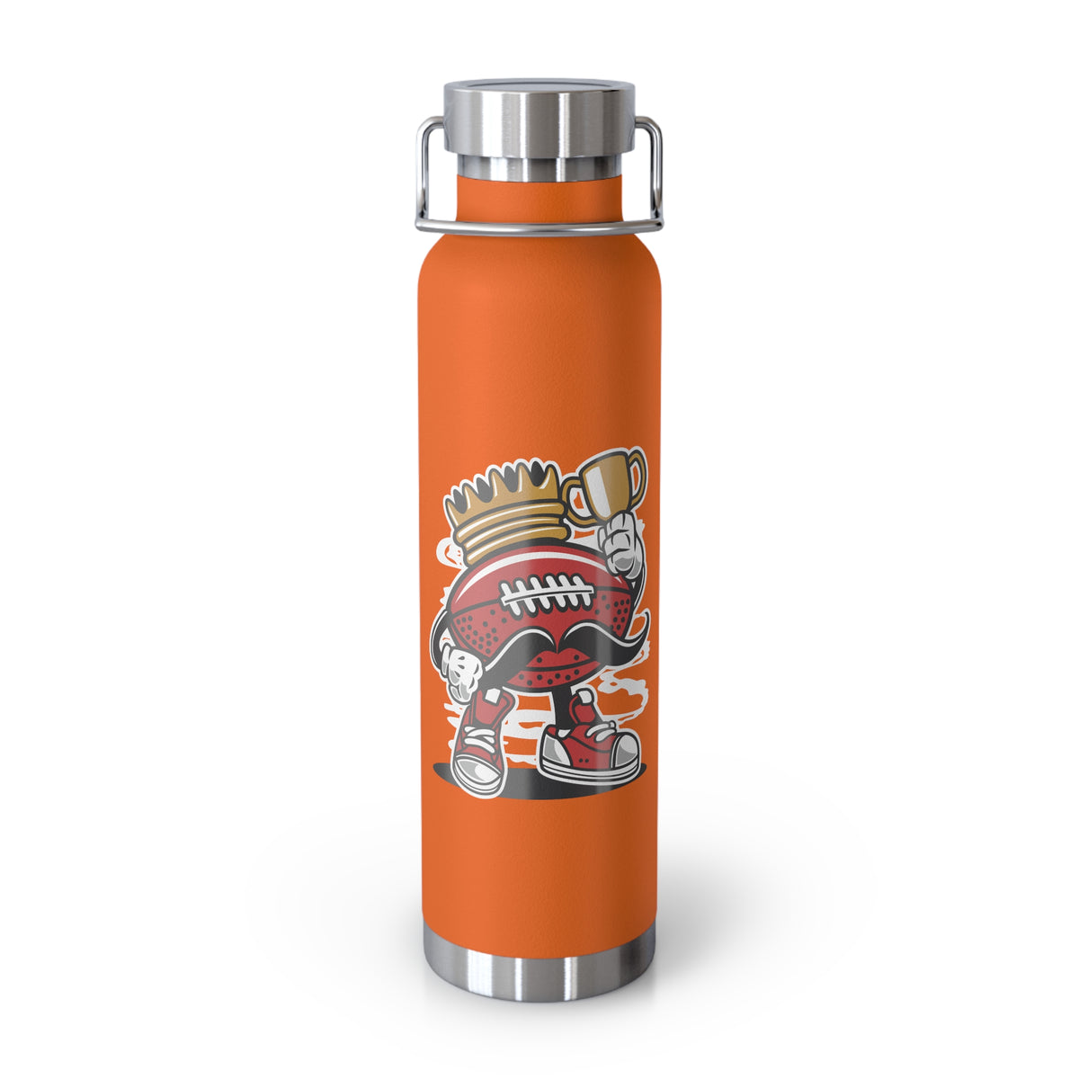 22oz Copper Insulated Water Bottle with Cartoon Design - CV21
