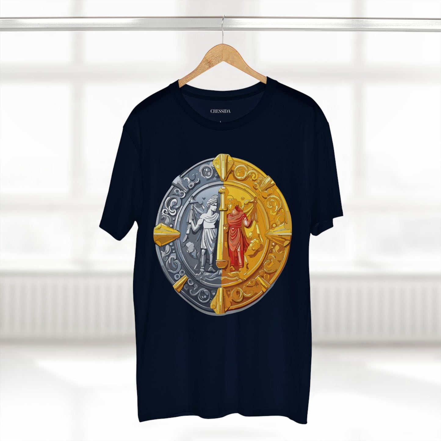 Antique Gold Coin Graphic Design T-Shirt Unisex 100 Cotton With Golden Print Artwork Tee 17