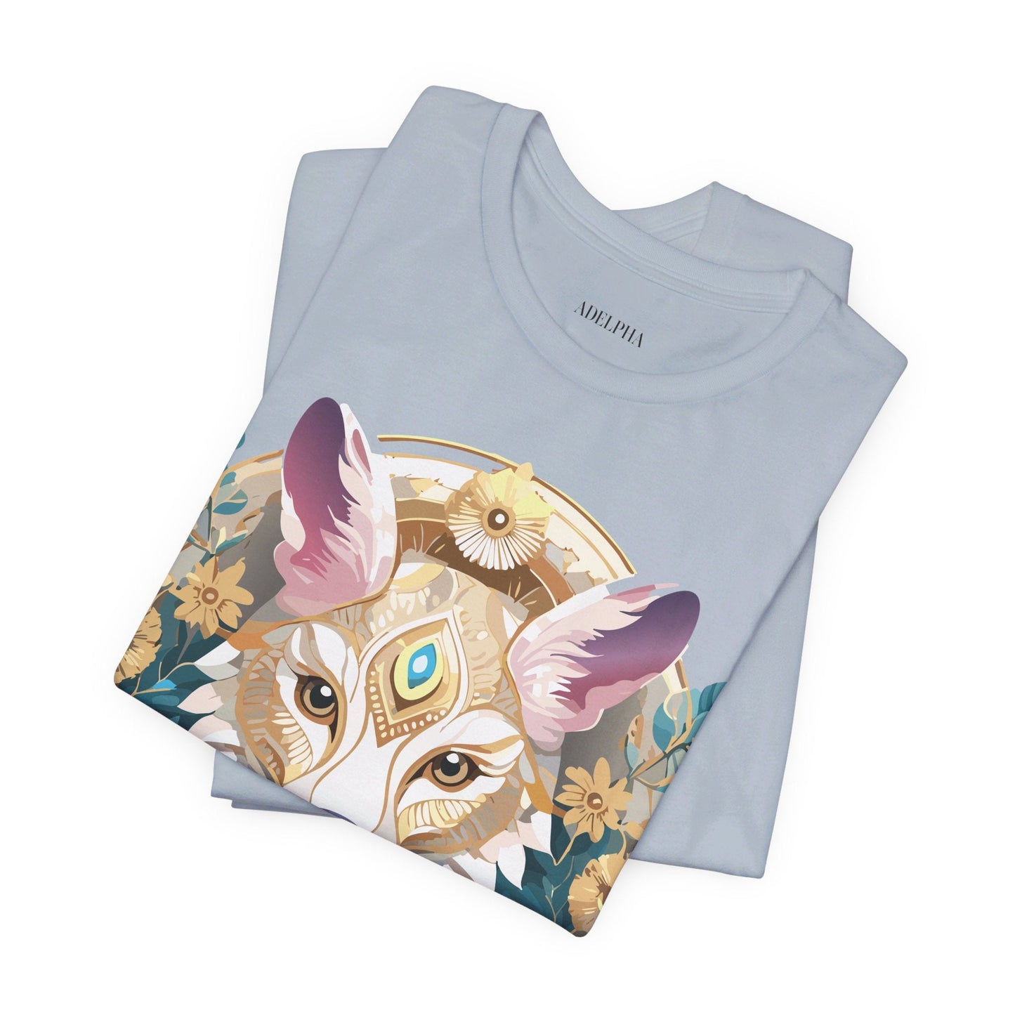 Medallion Graphic Unisex 100 Cotton Vintage Animal Medal Artwork Tee 84