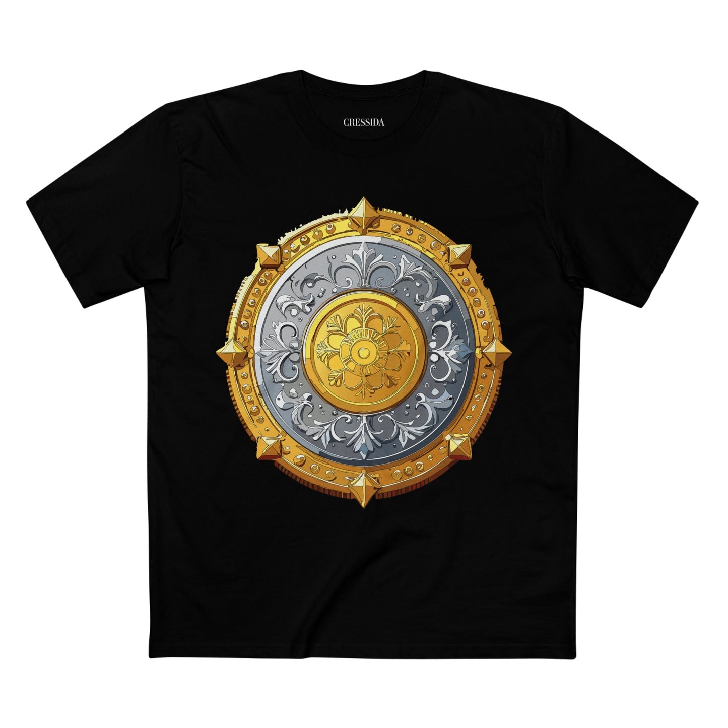 Antique Gold Coin Graphic Design T-Shirt Unisex 100 Cotton With Golden Print Artwork Tee 22