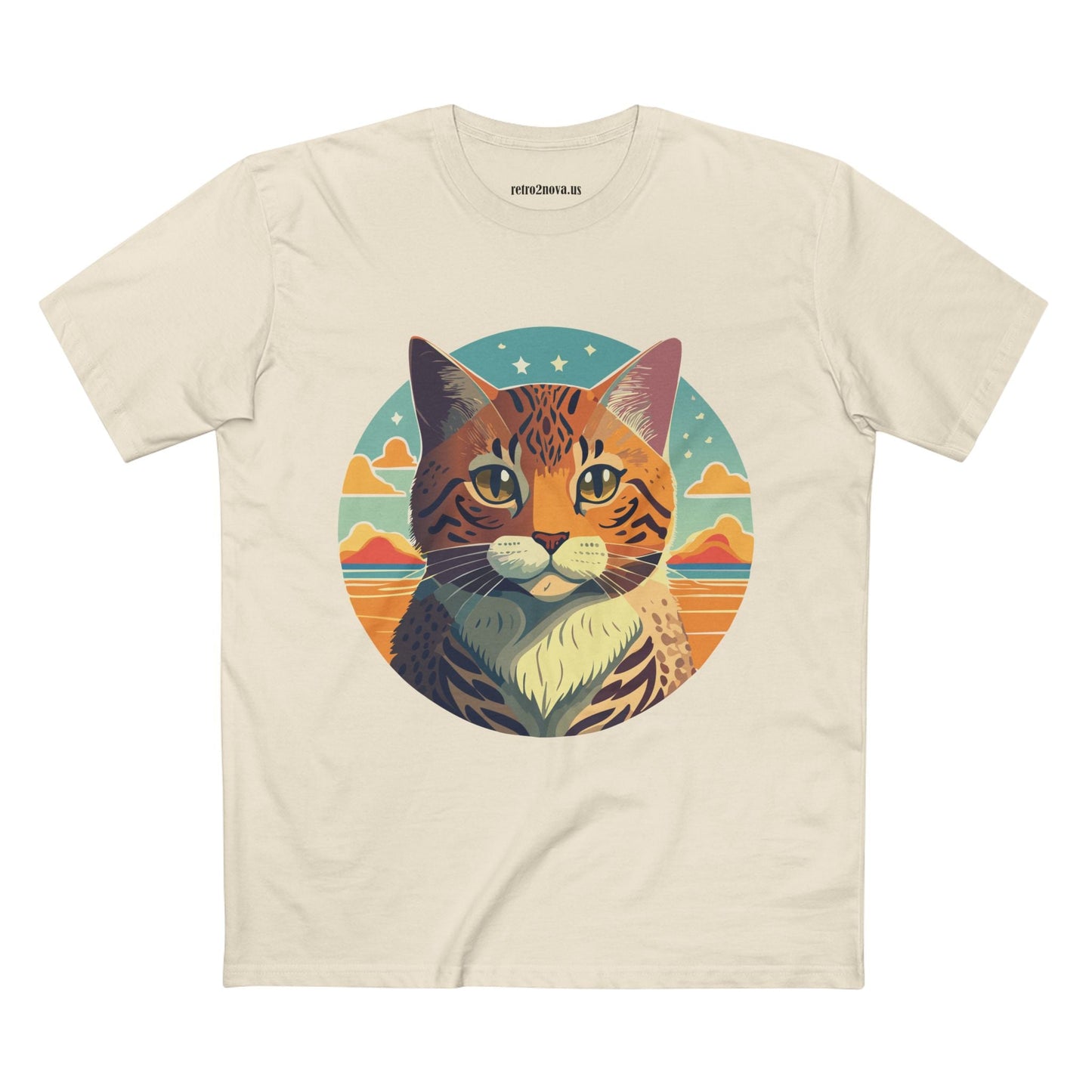 Unisex Premium Cotton Tee With Original Cat Art Design Animal Shirt For Cat Lovers Comfortable Breathable Everyday Wear