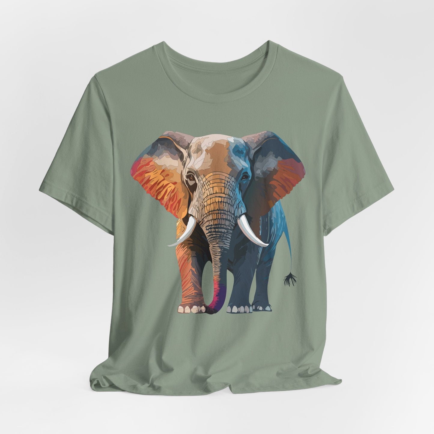 Unisex Animal Shirt With Animals Art Design Graphic Tee Short Sleeve Wild Animals