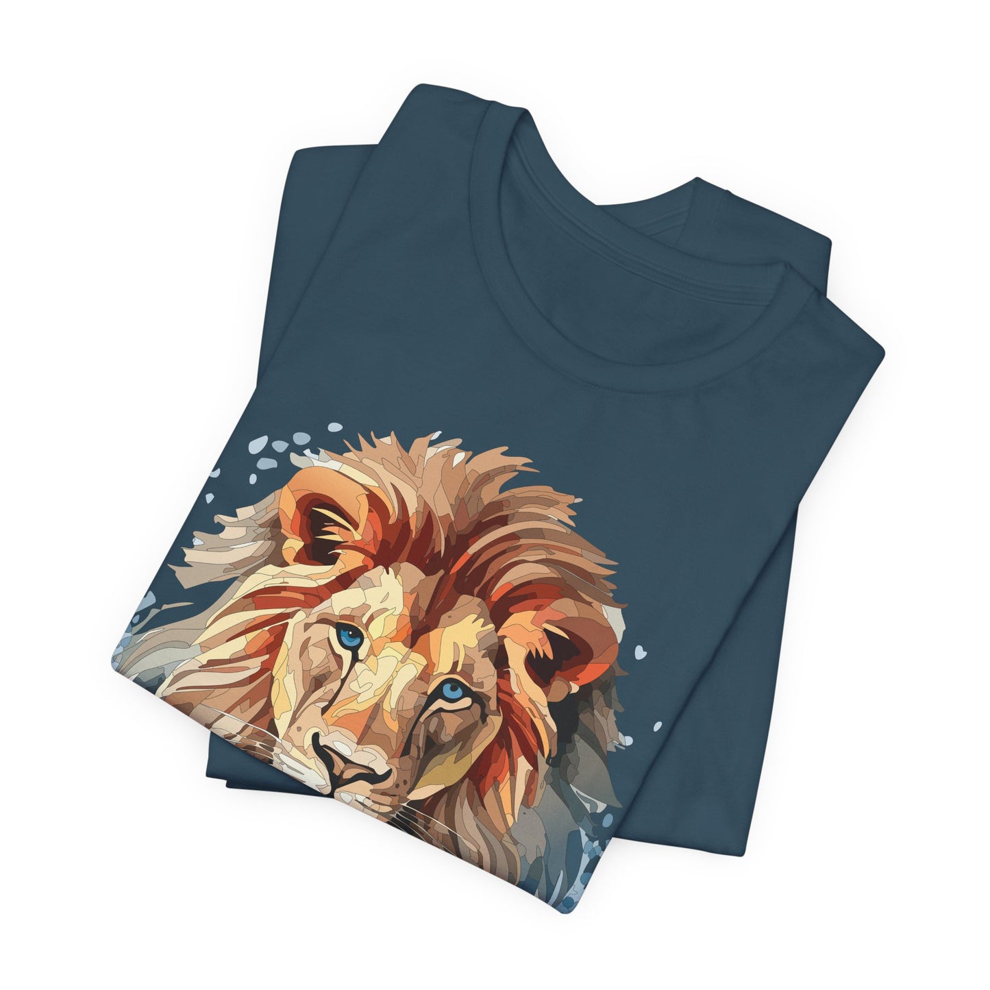 Lion Shirt, Animal Shirt, T-Shirt with Lion, Art Design Tee, Animal Tees, Safari T-Shirt 12