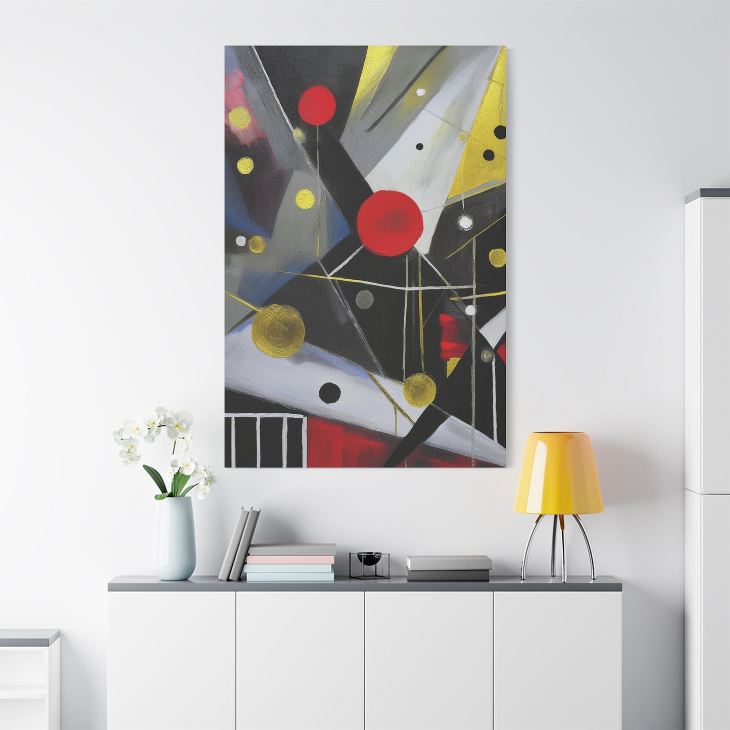 Abstract Oil Painting Print Canvas 20x24,20x30,24x30 24x32,24x36,30x40 32x48,36x48,40x60 Pine-Wood Inner Frame ABS-154