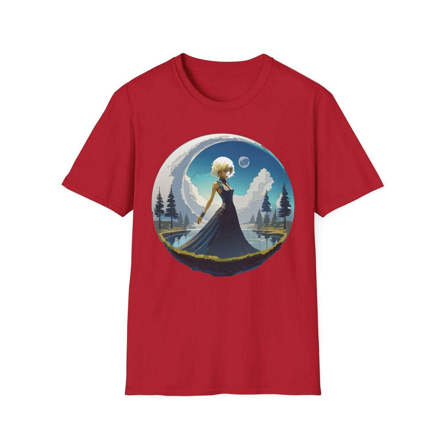 Womens Graphic T Shirt Art Design Tee Gildan Softstyle 64000 Unisex Short Sleeve
