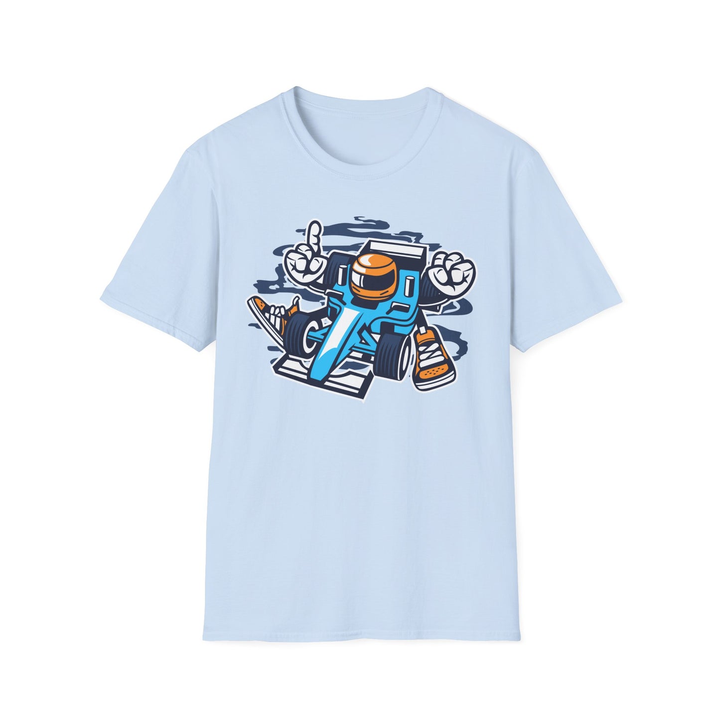 Unisex Cotton T-Shirt with Cartoon Graphic Design