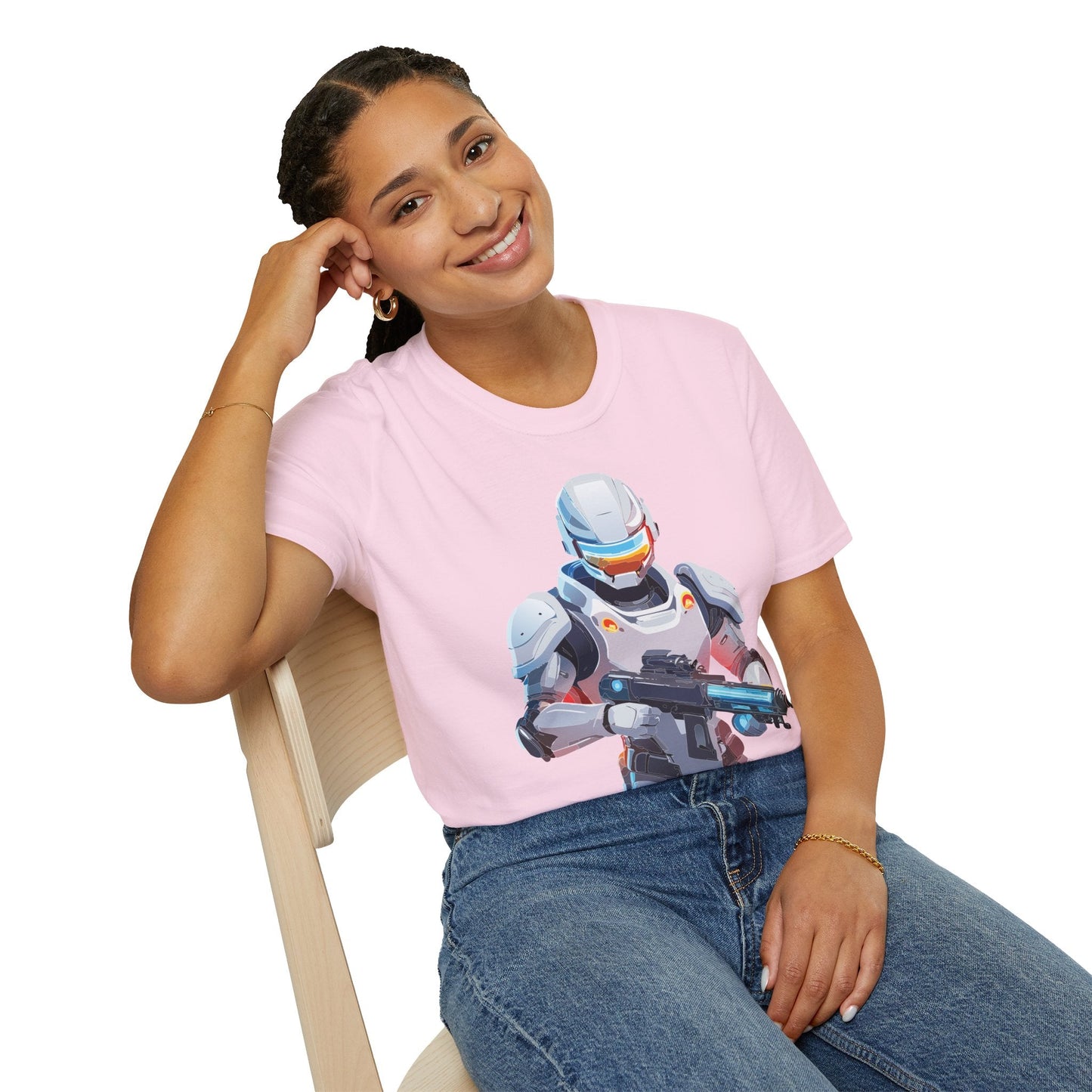 Robocop Graphic Unisex Cotton With Cyber Man Artwork Tee 6