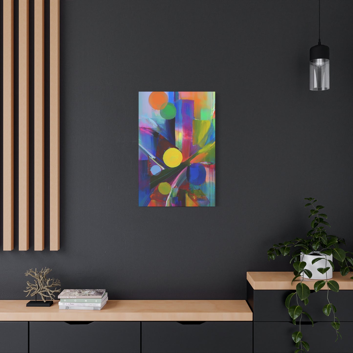 Abstract Painting Print Canvas 20x24,20x30,24x30, 24x32,24x36,30x40, 32x48,36x48,40x60 Pine-Wood Inner Frame ABS-11