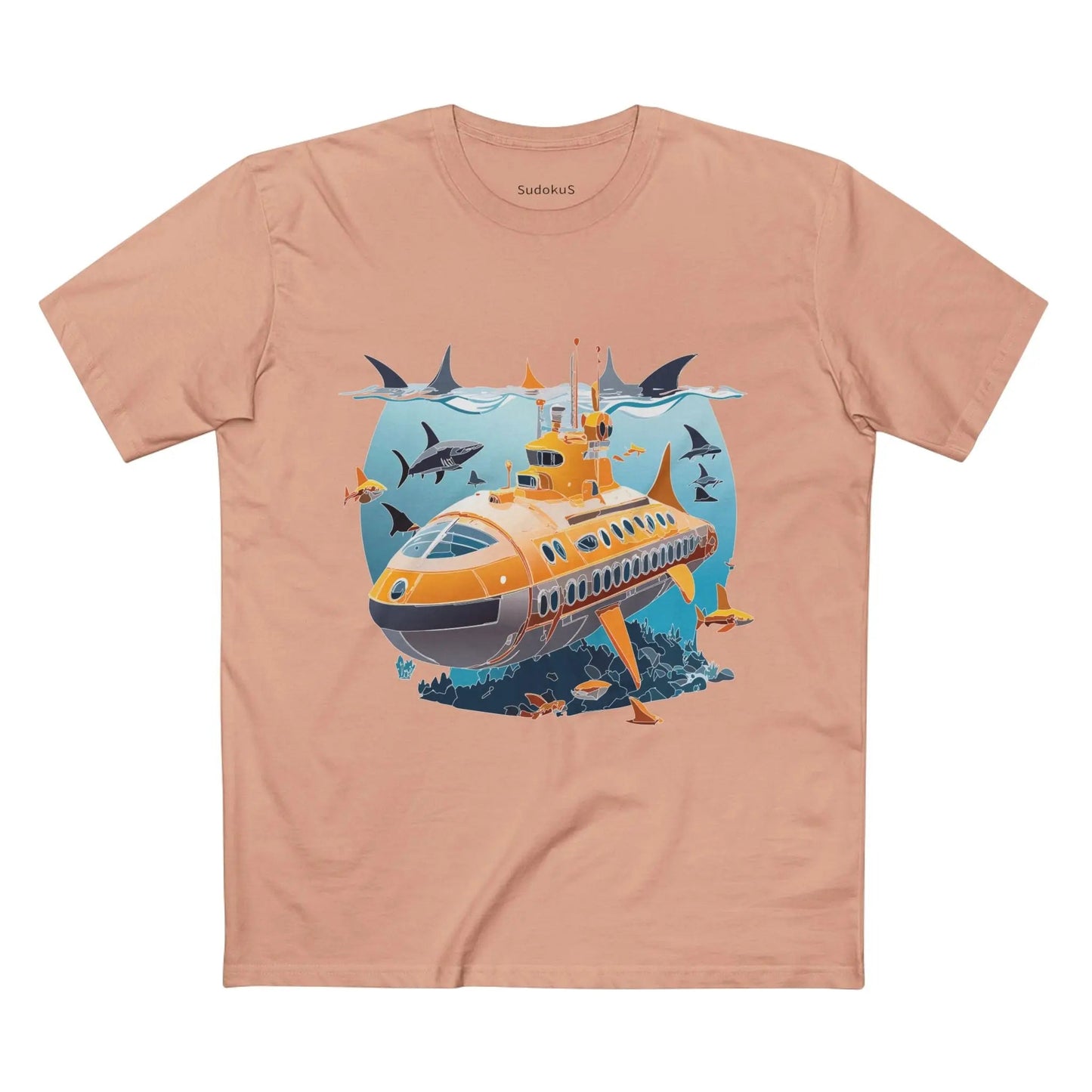 Ocean Coast Graphic Unisex 100 Cotton Staple Tee 17