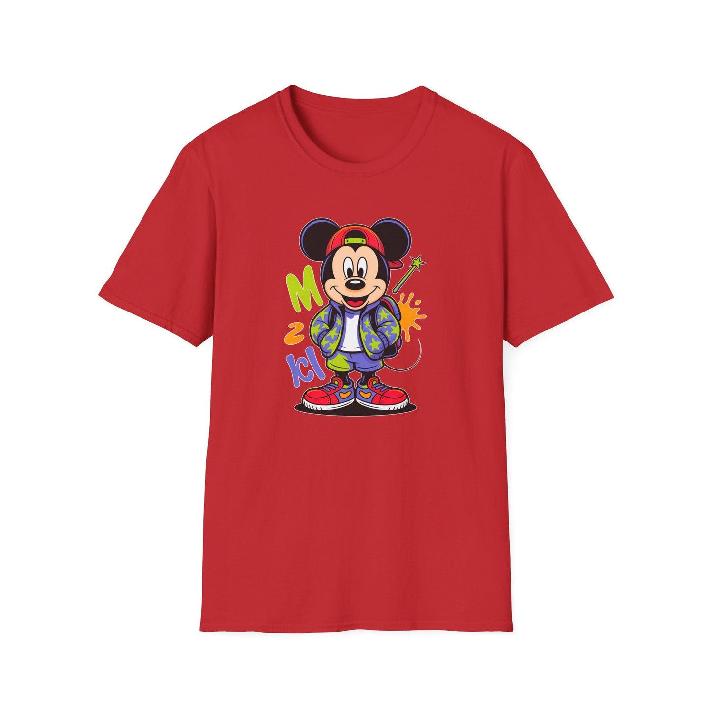 Cartoon T Shirt With Animation Design Unisex Gildan Softstyle 64000 Tee For Funny Animals