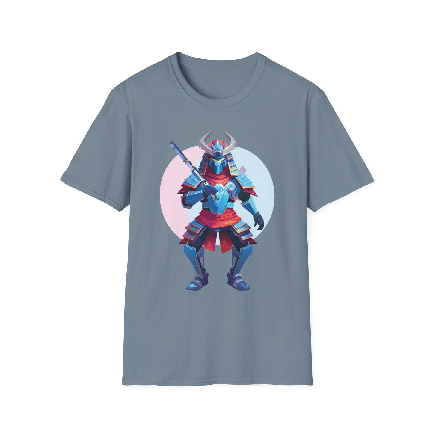 Samurai T Shirt Unisex Softstyle Tee Made From 100 Percent Ring Spun Cotton Gildan 64000
