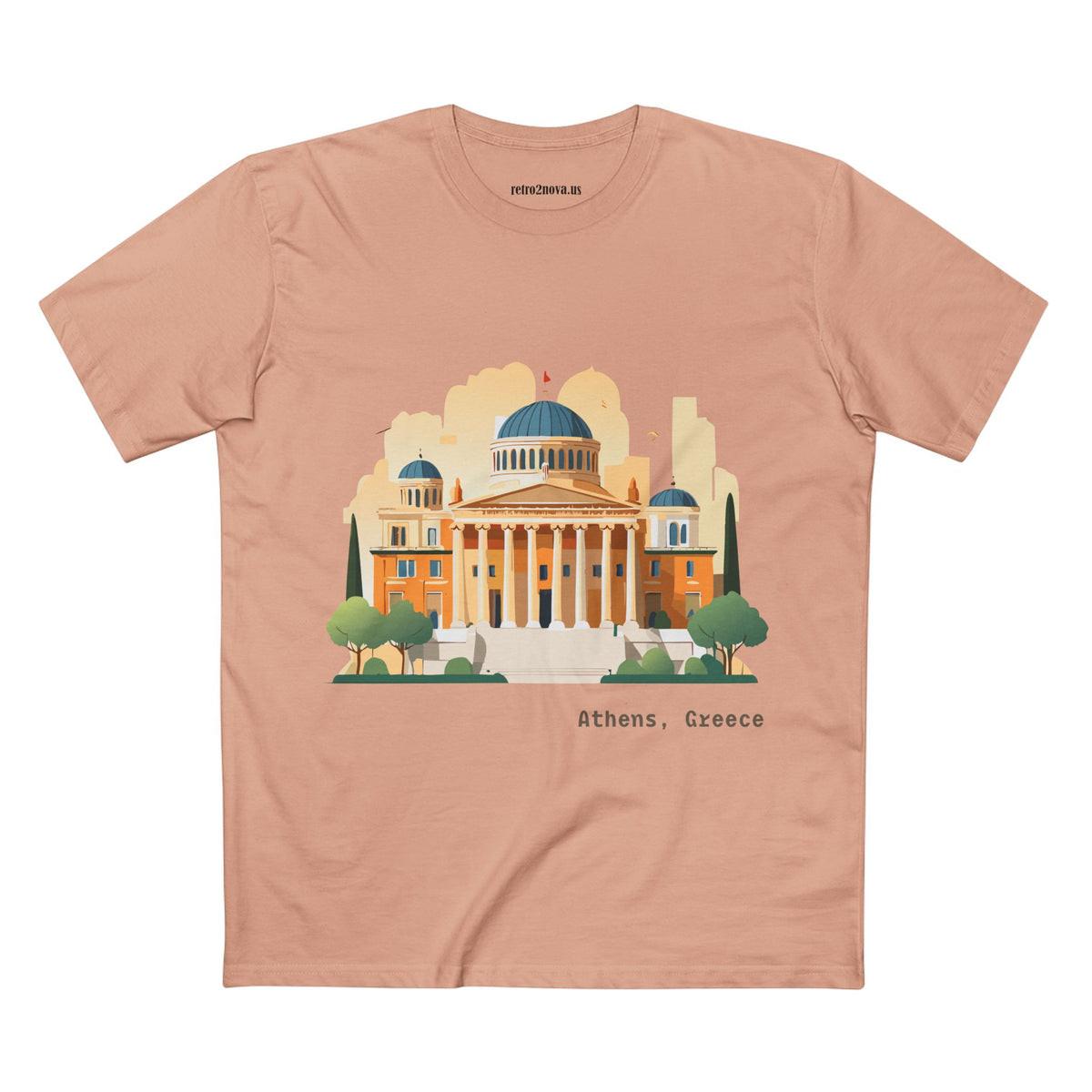 Athens Greece illustration Tee | Historic Parthenon travel souvenir