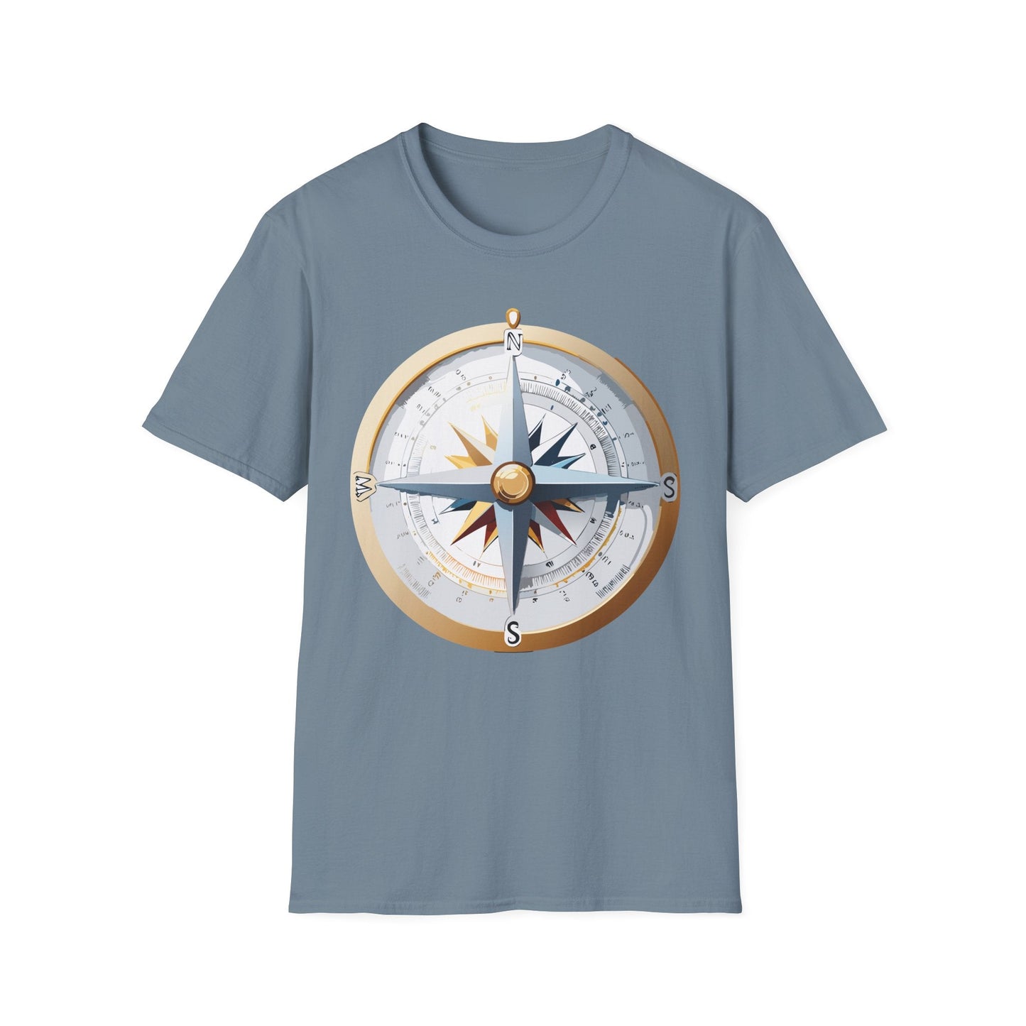 Compass Navigator Graphic Tee Unisex 100 Cotton 12