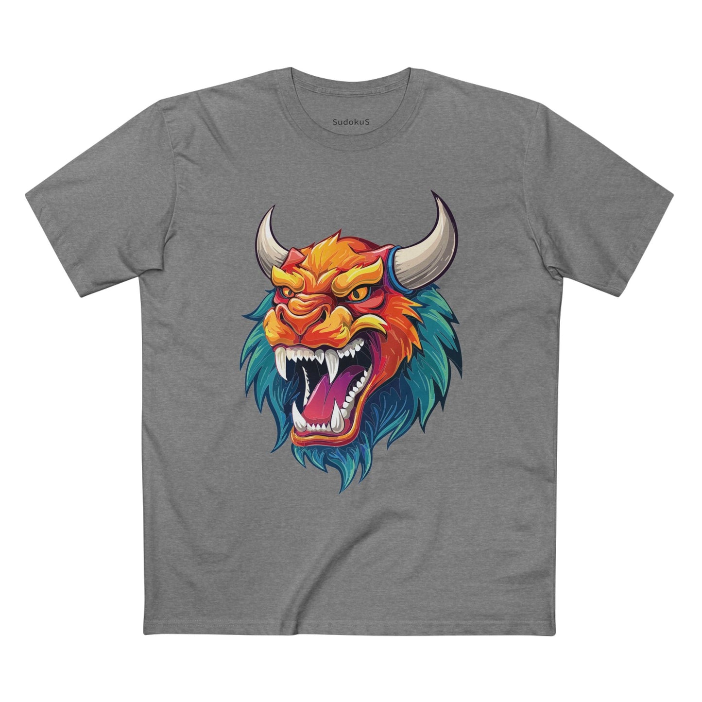 Cartoon Monsters Graphic Unisex 100 Cotton Staple Tee 18