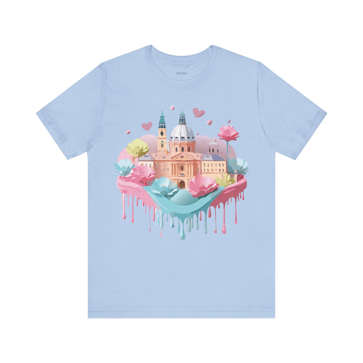 Unisex Cotton Bella+Canvas Tee with Prague