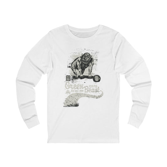 Creepy15 Unisex Green Beast Long Sleeve Tee, Green Beast Jersey Shirt, Pub Club T-Shirts with Long Sleeves, Pub Club Tees