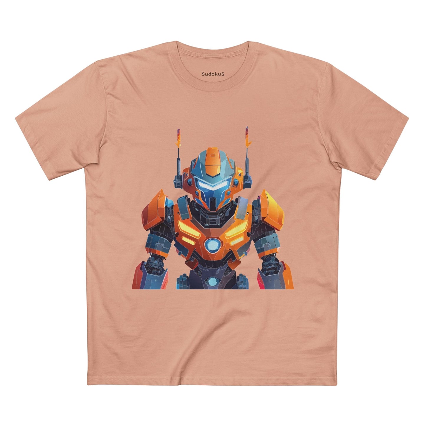 Cyborg Robot Graphic Unisex 100 Cotton Staple Tee 3