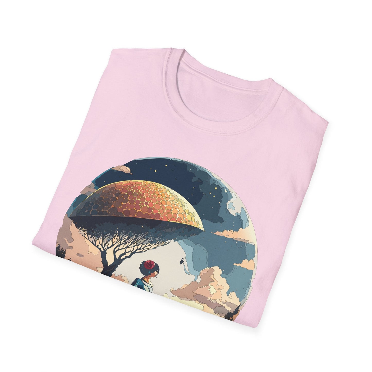 Womens Ladies Graphic T Shirts Art Design Shirt Gildan Softstyle 64000 Unisex Tee