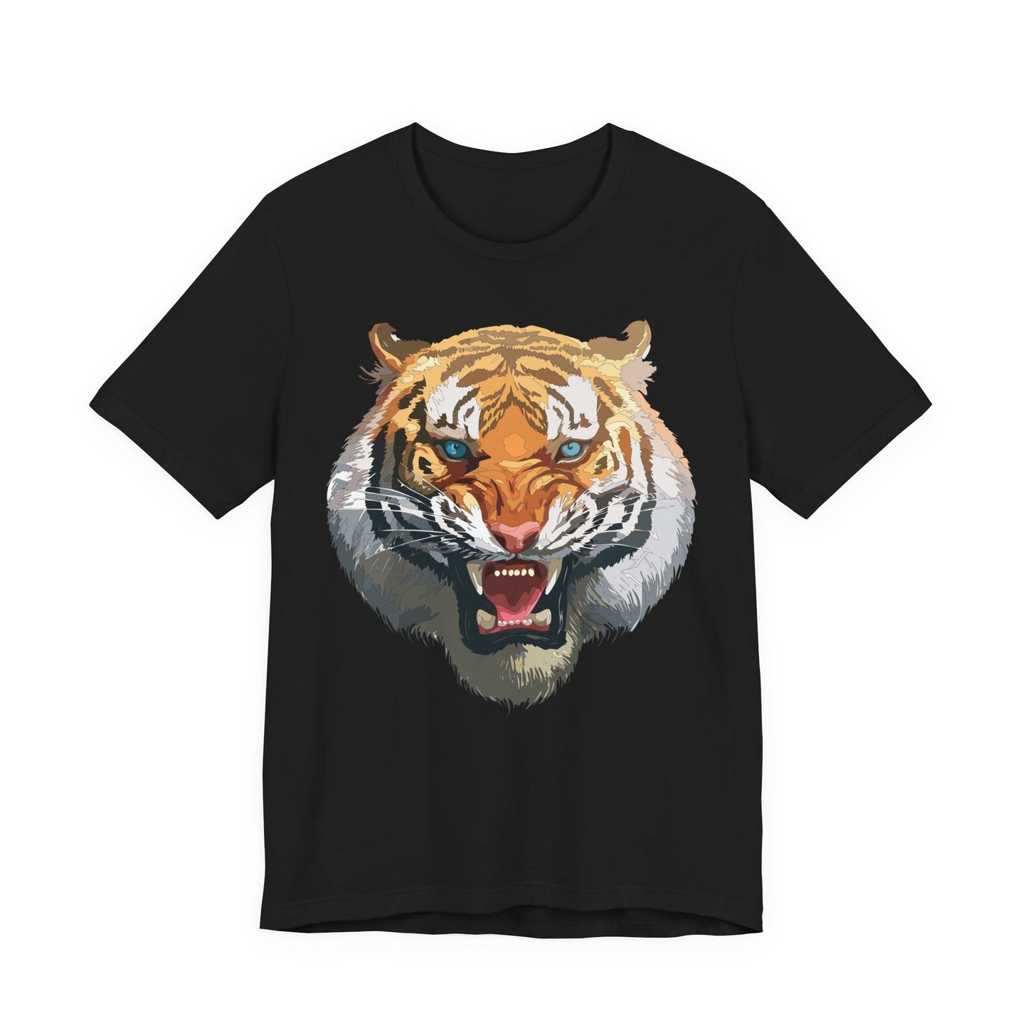Tiger Shirt, Animal Shirt, T-Shirt with Tiger, Art Design Tee, Wild Animals Tees, Safari T-Shirt, Graphic Design Tee 15