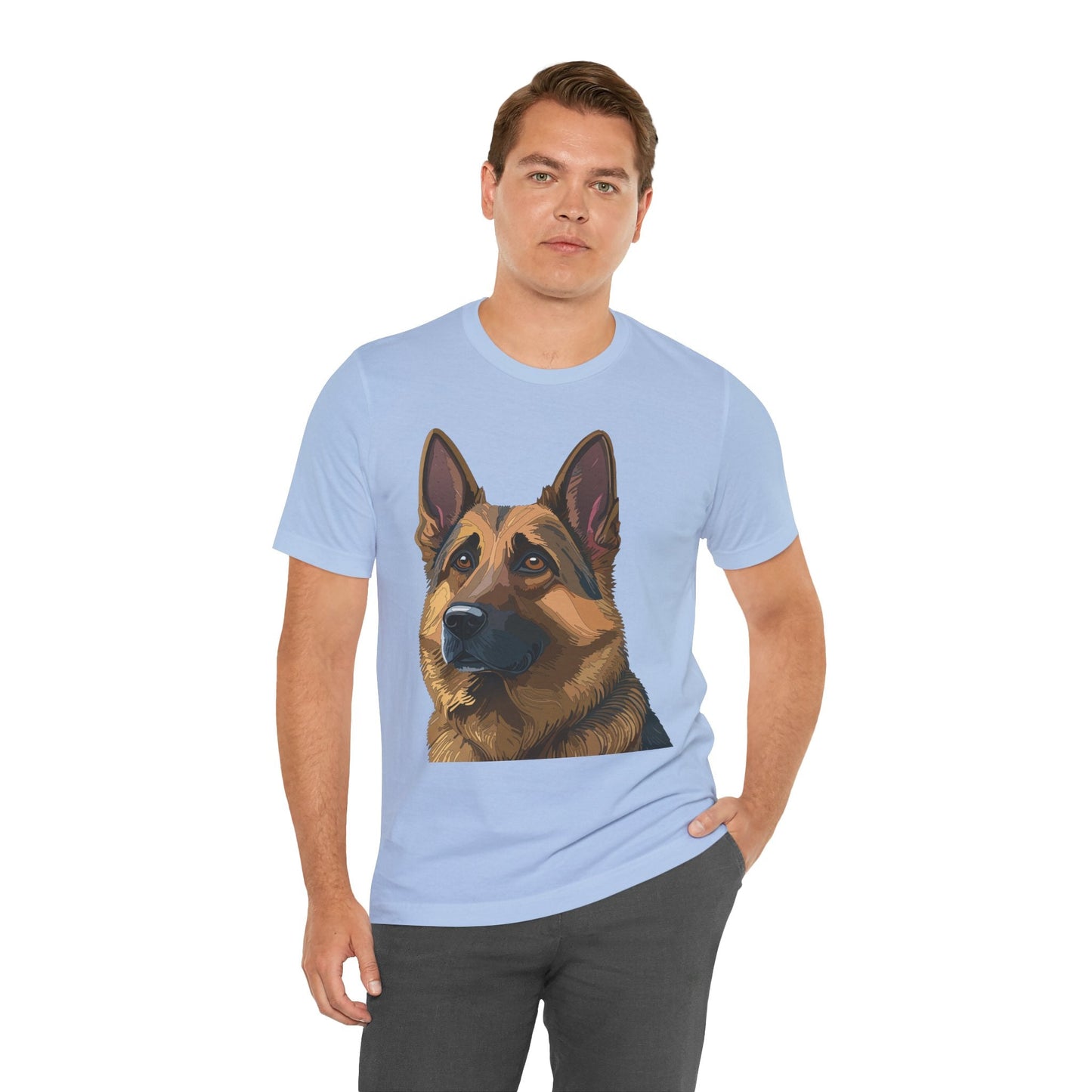 Unisex Animal Shirt With Art Design Tee Wild Animals Print Short Sleeve Comfort Tee