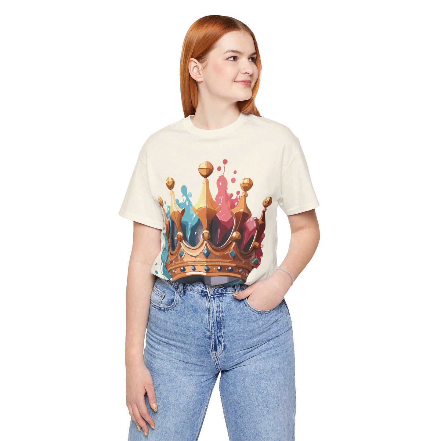 Adelpha Crown Graphic Tee Unisex Vintage Inspired Art Design Short Sleeve Premium Quality