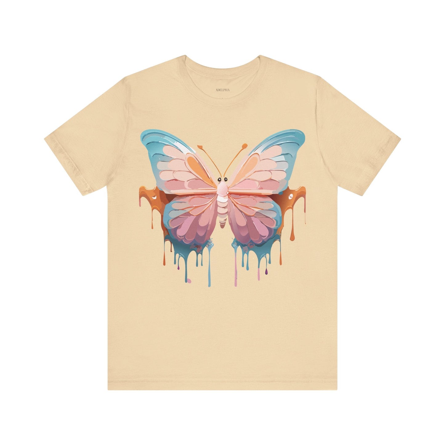 Adelpha Vintage Inspired Graphic Tee Unisex Short Sleeve Shirt
